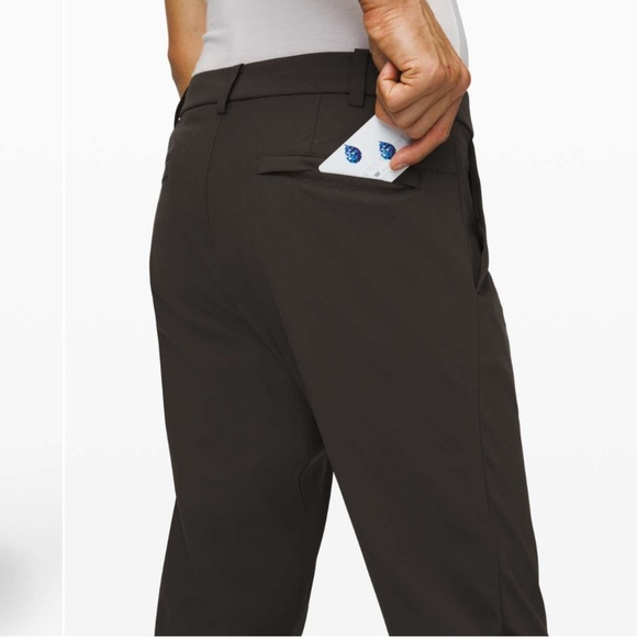 Lululemon Men's Commission Warpstreme Pant Size 33 in Stoney Gray - Picture 9 of 15